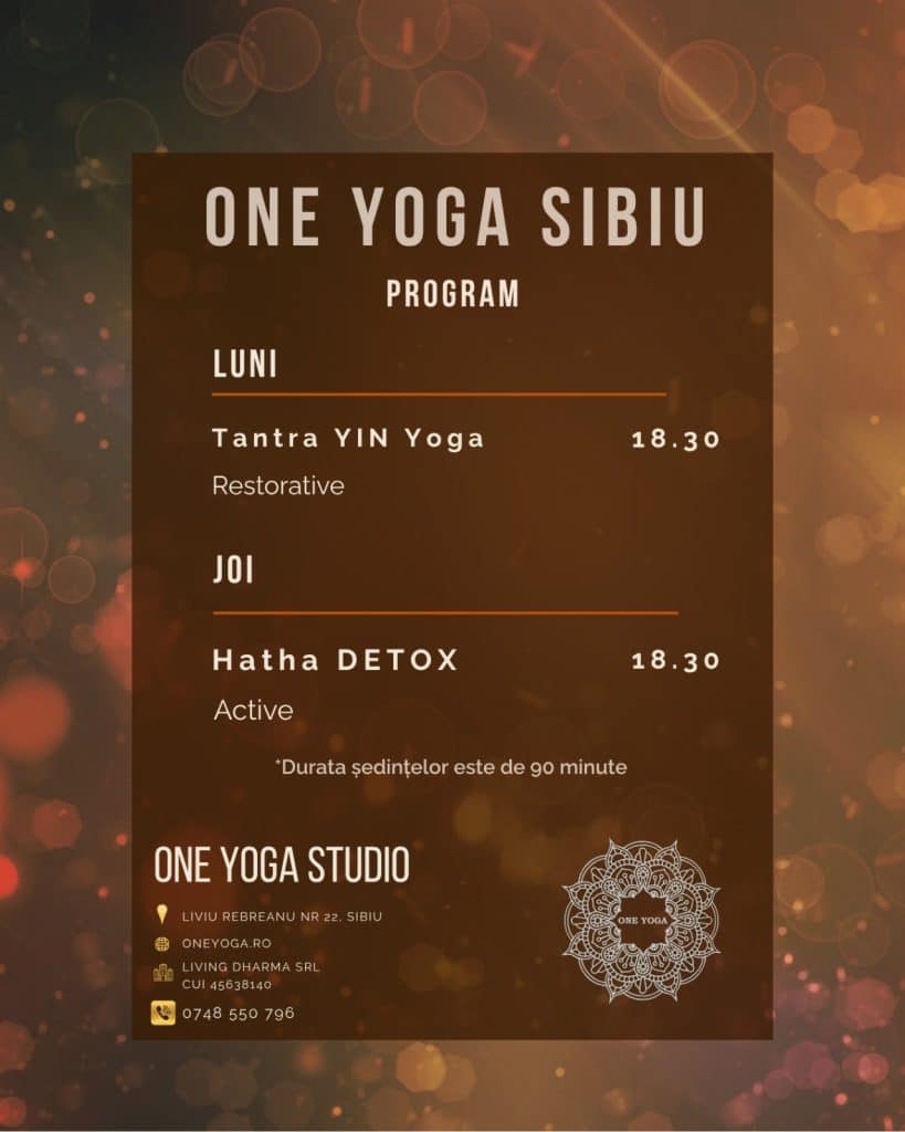 Program One Yoga Studio Sibiu