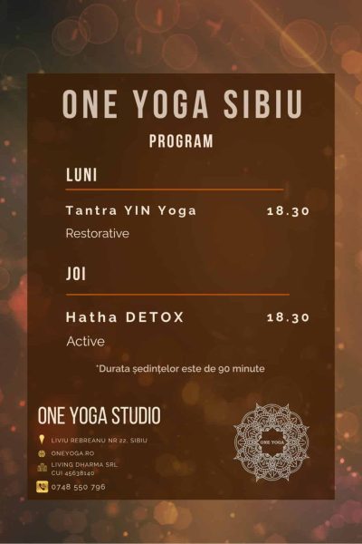 Program One Yoga Sibiu